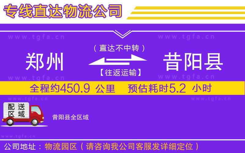 鄭州到昔陽縣物流公司