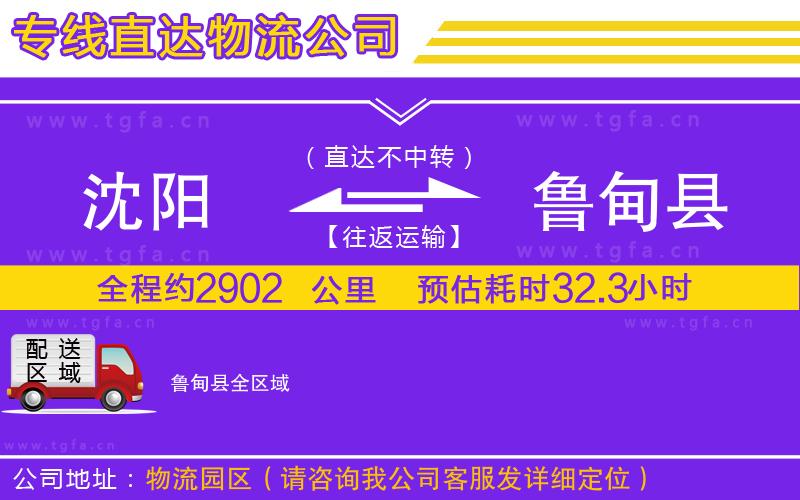 沈陽到魯?shù)榭h物流公司