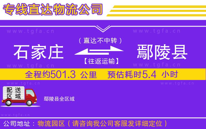 石家莊到鄢陵縣物流專線