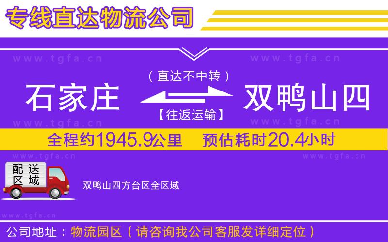 石家莊到雙鴨山四方臺區(qū)物流專線