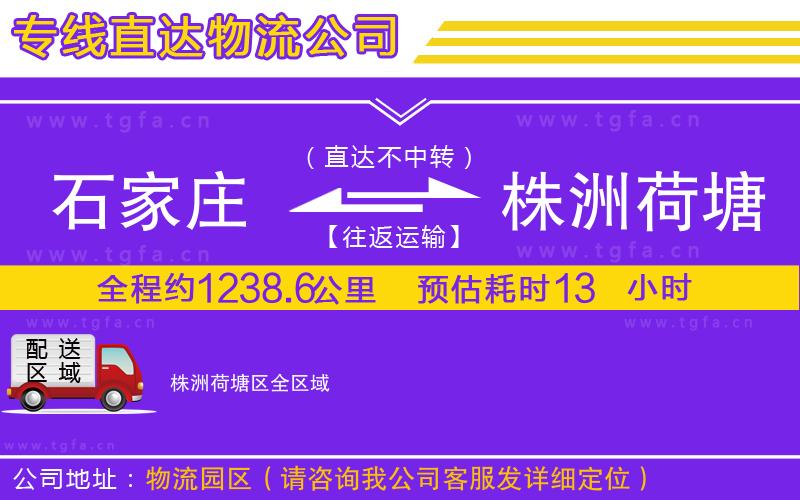 石家莊到株洲荷塘區(qū)物流公司