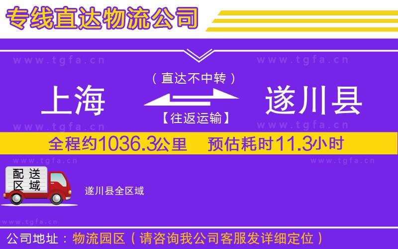 上海到遂川縣物流專線