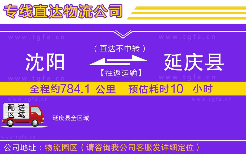 沈陽到延慶縣物流公司