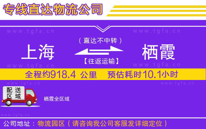 上海到棲霞物流公司