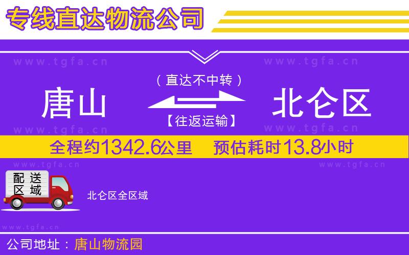 唐山到北侖區(qū)物流專線